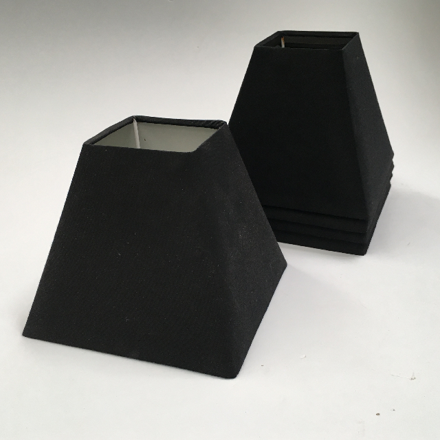 LAMPSHADE, Ex Small - Black Square Tapered